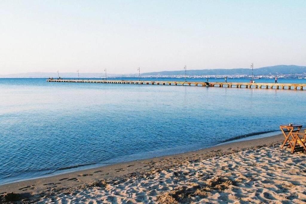 A Wonderful Apartment In Front Of The Sea! Peraía 외부 사진
